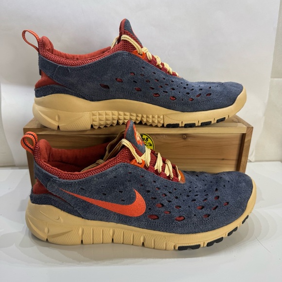 Nike Free Run 5.0 Trail Running Shoes Thunder Blue CW5814-400 Men size 10.5 READ - Picture 2 of 10